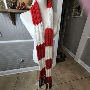 CHRISTMAS BUNDLE WITH TWO SCARVES AND FUZZY NEW CHRISTMAS SOCK SLIPPERS